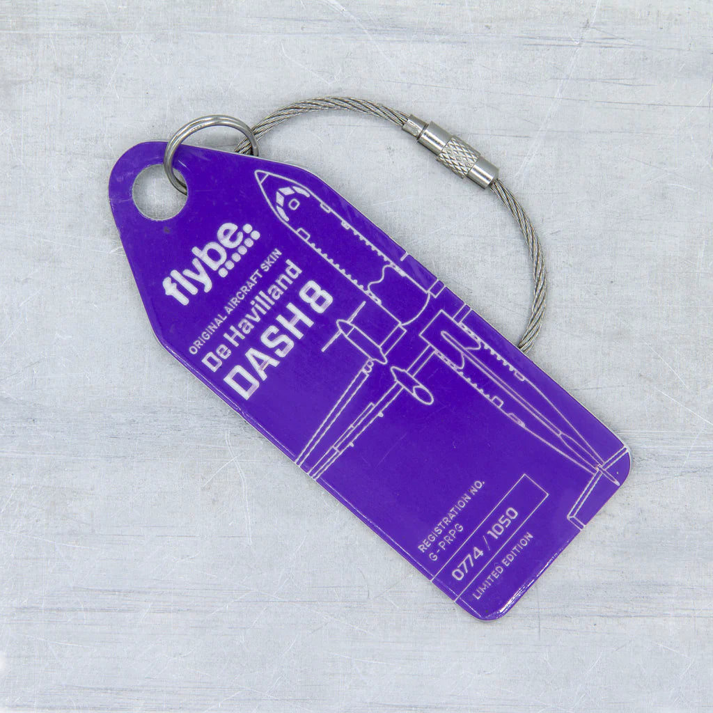 AviationTag flybe Dash 8 - G-PRPG Purple