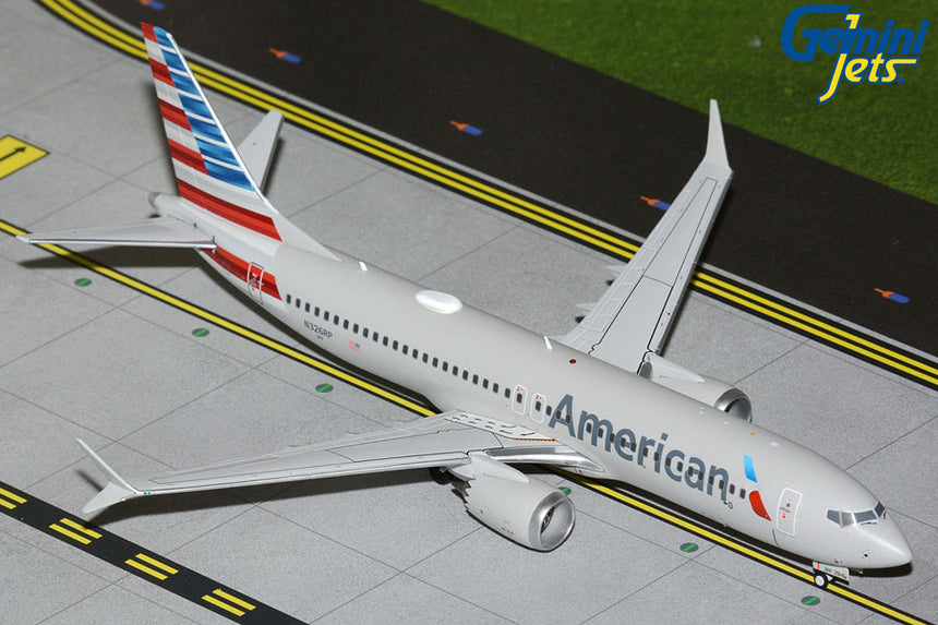 GeminiJets American Airlines Boeing B737 Max 8 N326RP 1/200 Aircraft Scale Model