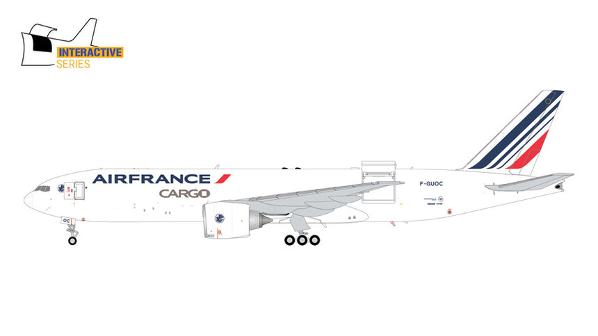 GeminiJets Air France Cargo Boeing B777-200LRF F-GUOC (Interactive Series) 1/200 Aircraft Scale Model