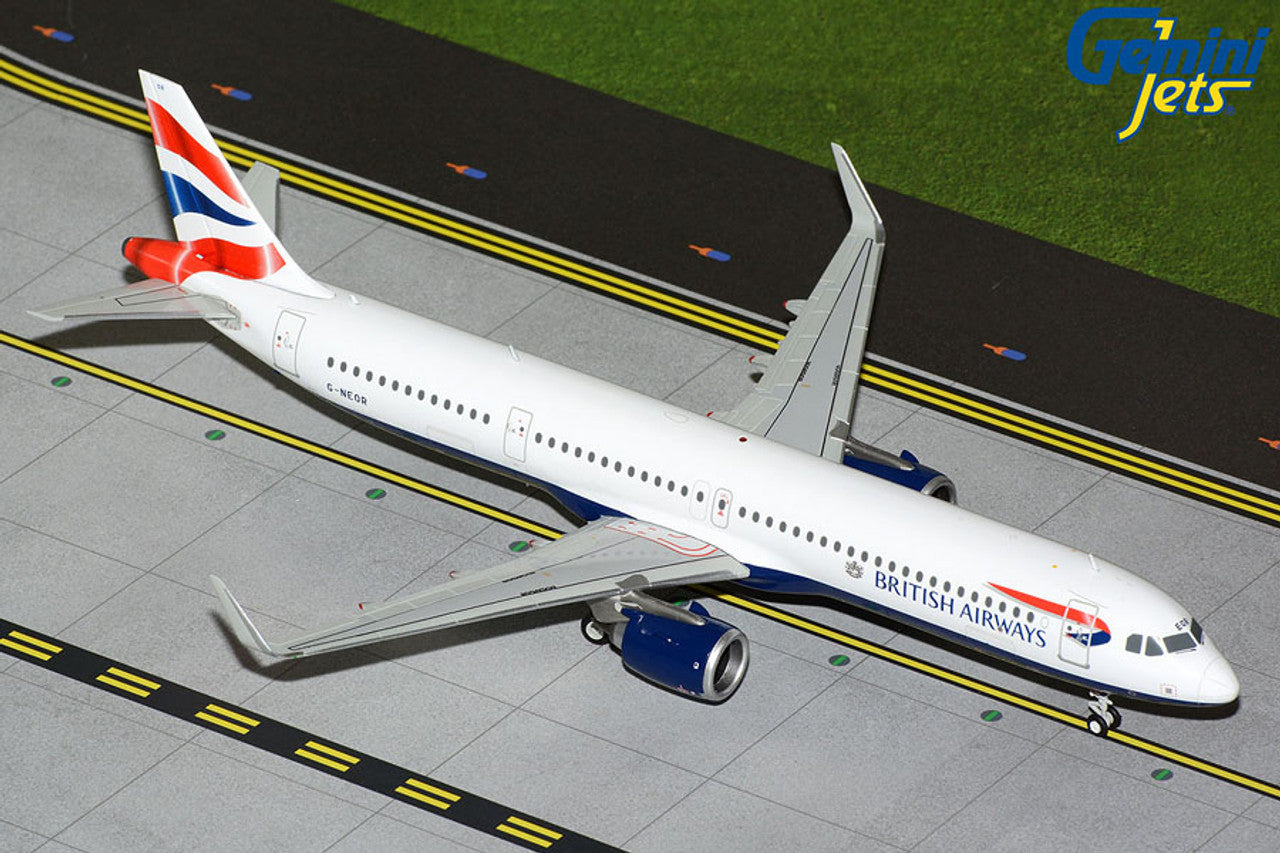 Aki　ジェミニ200 1/200 イギリス空軍 A321neo GeminiJets British Airways Airbus A321Neo G-NEOR 1/200