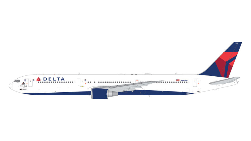GeminiJets Delta Air Lines Boeing B767-400ER N842MH "Vince Dooley" New Tooling 1/200 Aircraft Scale Model