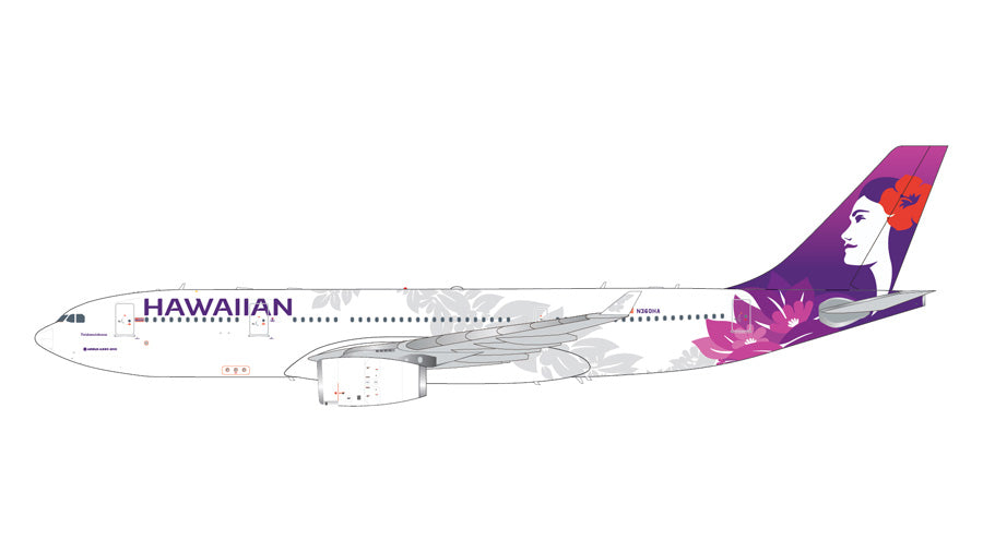[Gemini 200] 1/200 ハワイアン航空 A330-200 GeminiJets Hawaiian Airlines Airbus A330-200 N360HA 1/200 Aircraft