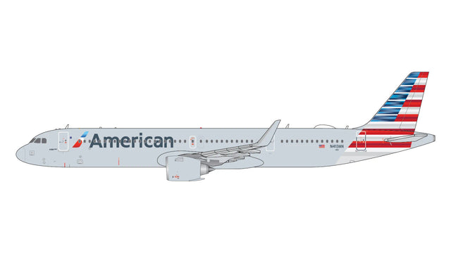 GeminiJets American Airlines Airbus A321neo N413AN 1/400 Aircraft Scale Model