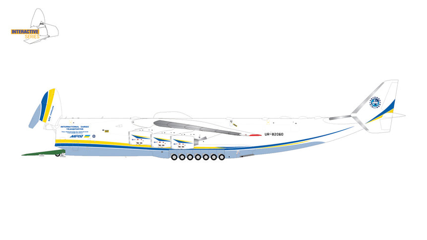 GeminiJets Antonov Airlines AN-225 UR-82060 "Mriya" Interactive Series 1/400 Aircraft Scale Model