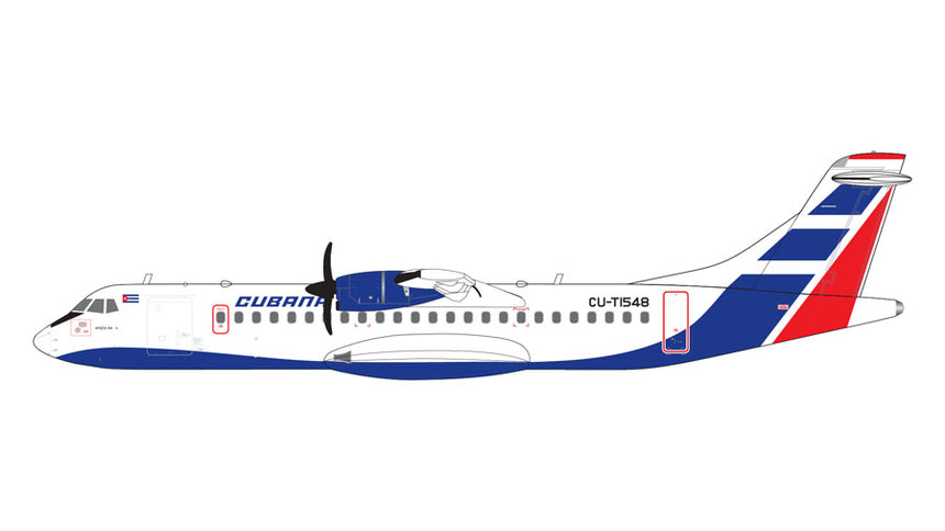 GeminiJets Cubana ATR 72-200 CU-T1548 1/400 Scale