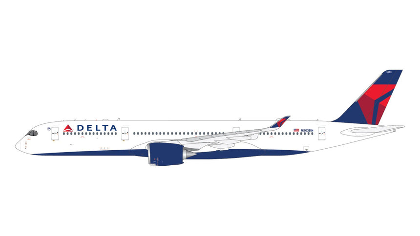 GeminiJets Delta Airlines Airbus A350-900 N503DN 1/400 Scale