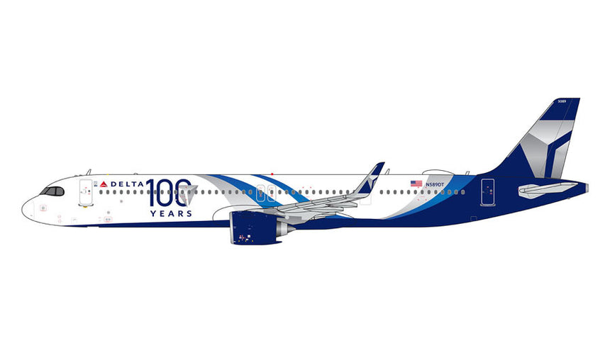 GeminiJets Delta Air Lines Airbus A321NEO N589DT “100 Years” 1/400 Scale