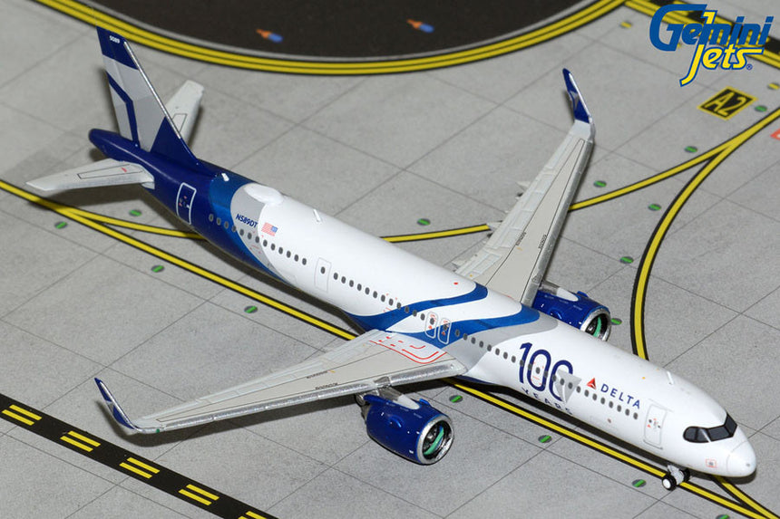 GeminiJets Delta Air Lines Airbus A321NEO N589DT “100 Years” 1/400 Scale