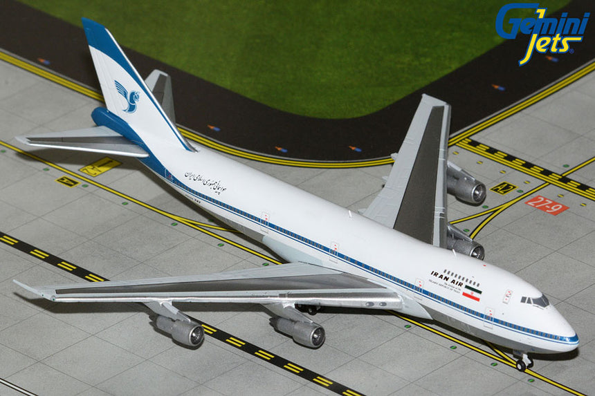 GeminiJets Iran Air Boeing B747-100B EP-IAM (Polished Belly) 1/400 Aircraft Scale Model