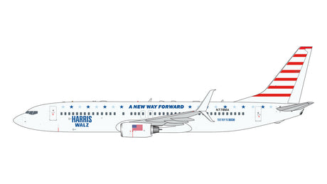 GeminiJets Harris-Walz Campaign B737-800W N778MA 1/400 GJKAI2322