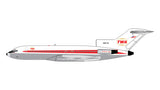 GeminiJets Trans World Airlines (TWA) Boeing B727-100 N851TW (“twin globes” livery; polished) 1/400 Aircraft Scale Model