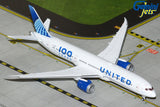 GeminiJets United Airlines Boeing B787-9 N61101 “100 Years” 1/400 Aircraft Scale Model