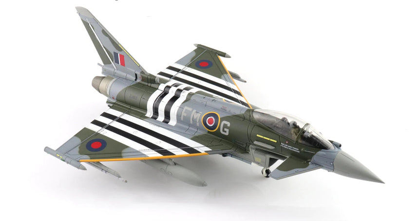 Hobby Master Eurofighter Typhoon FGR4 - ZJ913/FM-G, RAF, 2024 (w/2 x empty pylon, 1 x centre pylon) 1/72 Aircraft Scale Model