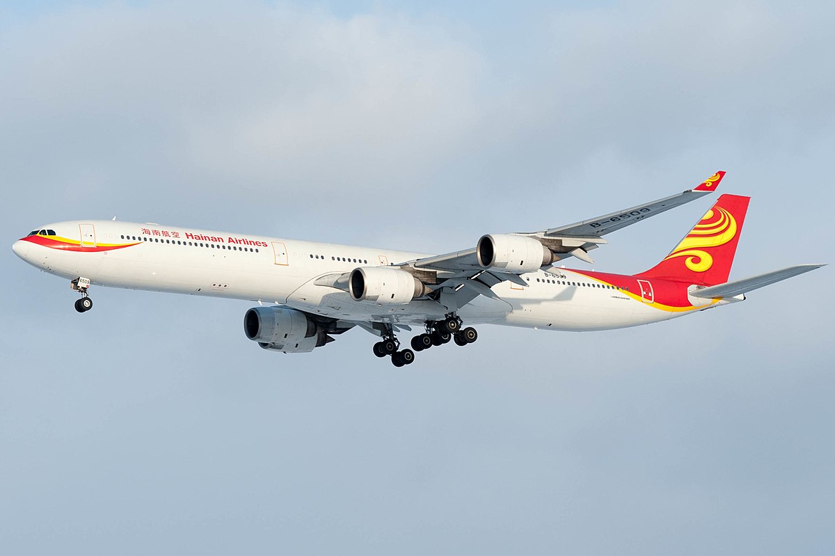 SQ Wings Hainan Airlines "Flaps Down" Airbus A340-600 B-6509 1/200 Aircraft Scale Model