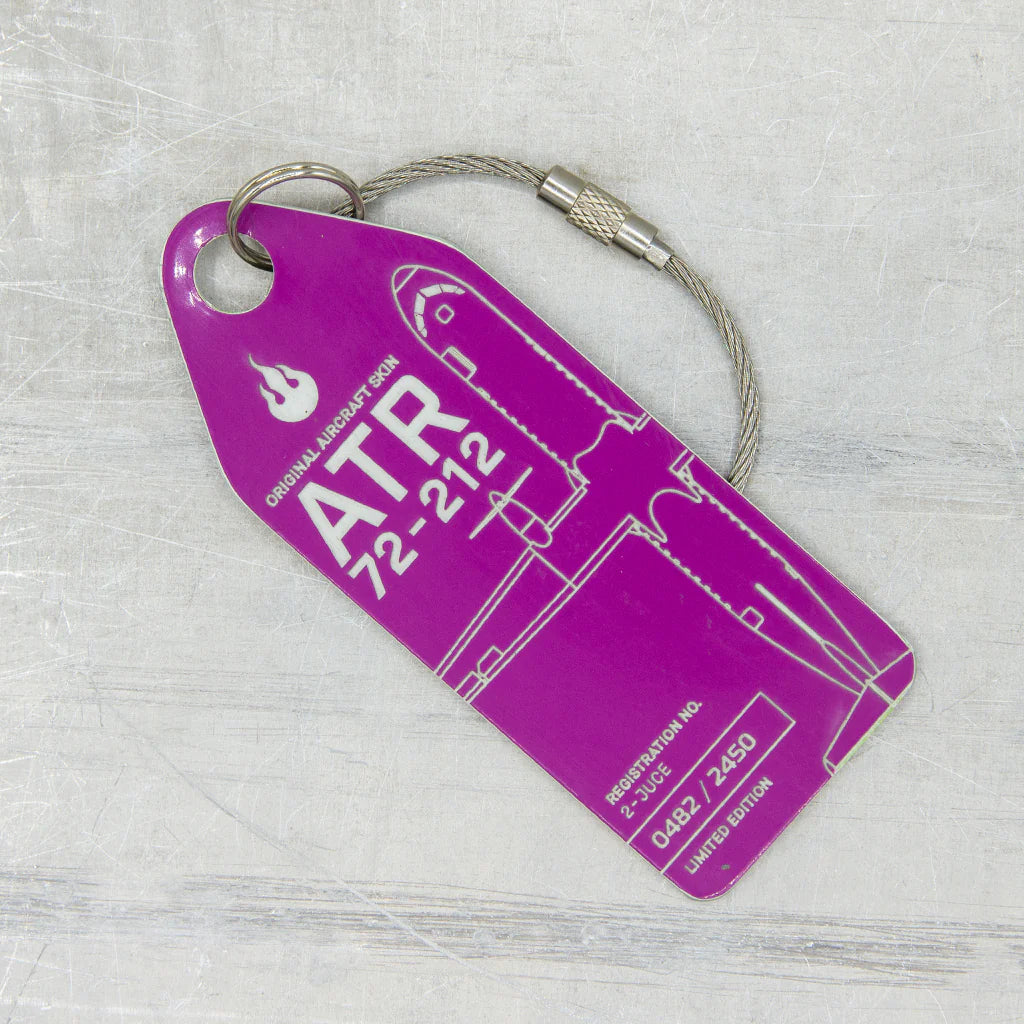 AviationTag Hunnu Air ATR 72 - 2-JUCE Violet