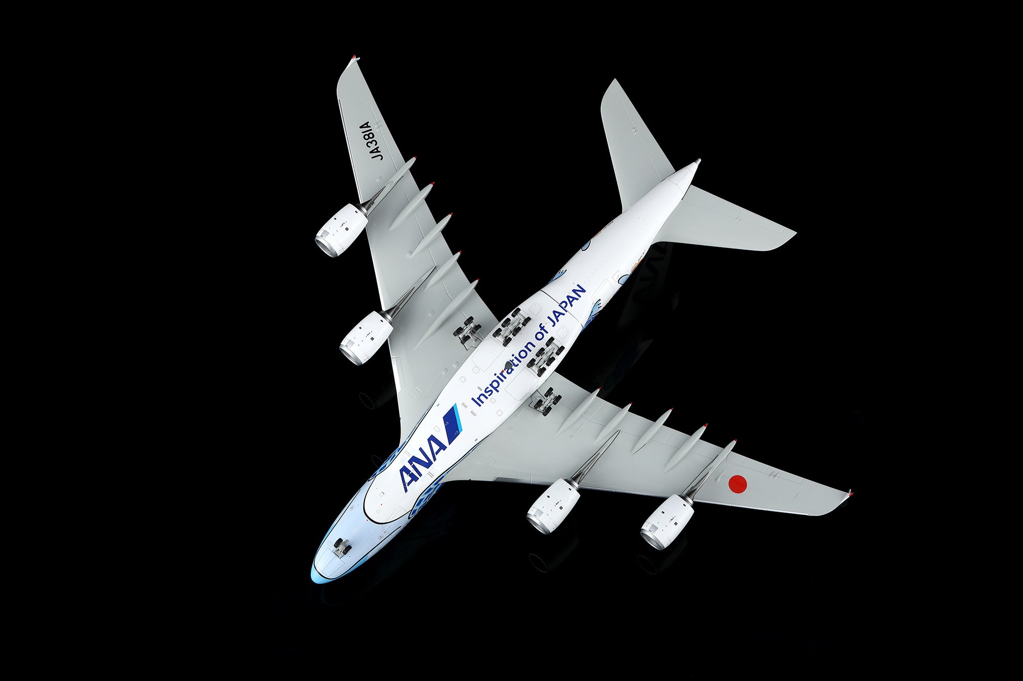 SQ Wings All Nippon Airways Airbus A380 JA381A 1/200 Aircraft