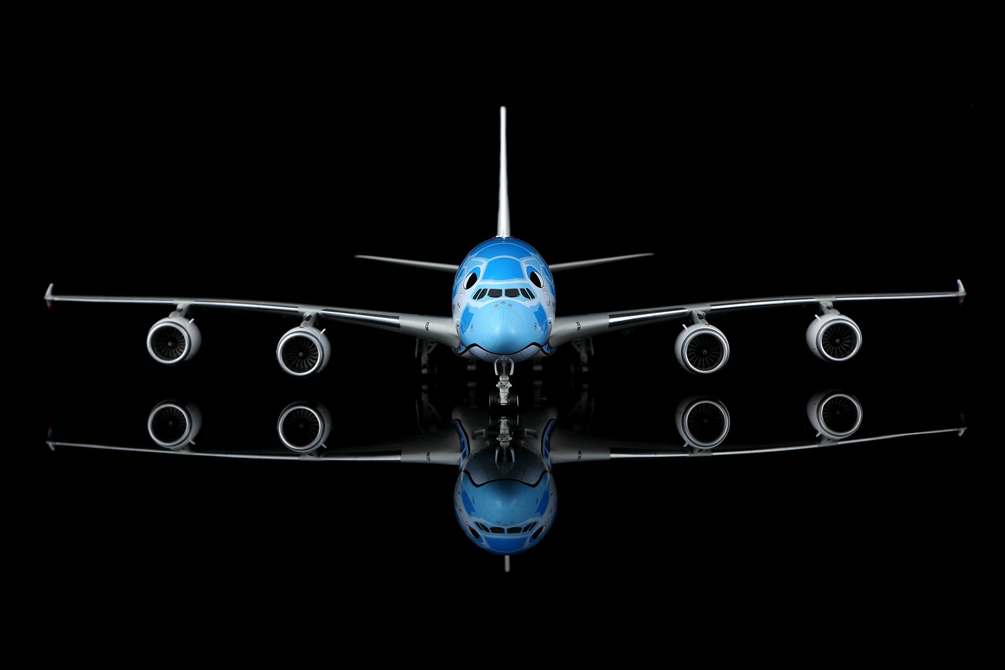 SQ Wings All Nippon Airways Airbus A380 JA381A 1/200 Aircraft