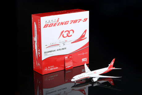 SQ Wings Shang Hai Airlines "100th Shanghai Airlines" Boeing B787-9 B-1111 1/200 Aircraft Scale Model