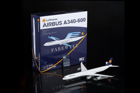 SQ Wings Lufthansa Airbus A340-600 D-AIHX 1/200 Aircraft Scale Model