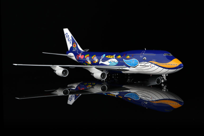 SQ Wings ANA "Marine Jumbo" Boeing B747-400D JA88963 1/200 Aircraft Scale Model