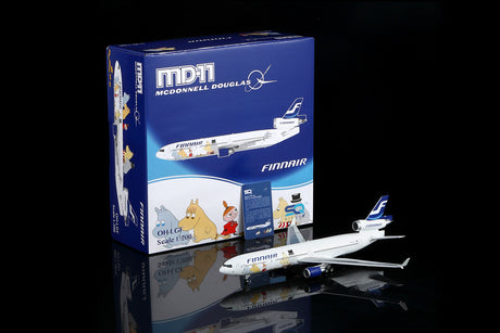 SQ Wings Finnair McDonnell Douglas MD-11 OH-LGF "Moomins" livery 1/200 Aircraft Scale Model