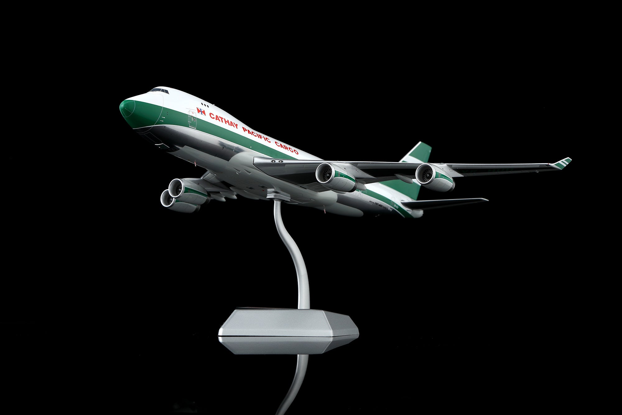 航空機・ヘリコプター hogan 1/200 B747-400ERF Cathay Pacific SQ Wings Cathay Pacific Cargo Boeing B747-400F VR-HUH 1/200