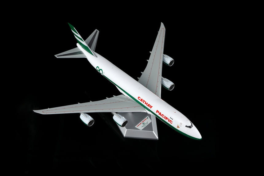 SQ Wings Cathay Pacific Boeing B747-8F B-LJE "80th Anniversary Retro" special colours 1/200 Aircraft Scale Model