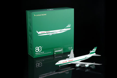 SQ Wings Cathay Pacific Boeing B747-8F B-LJE "80th Anniversary Retro" special colours 1/200 Aircraft Scale Model