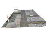 AMS 1/400 Scale Two Sheet Paper Airport Mat