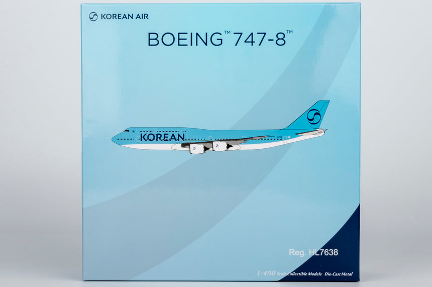 NG Models Korean Air Boeing 747-8 HL7638 (2025's livery) Lite Edition 1/400 Aircraft Scale Model