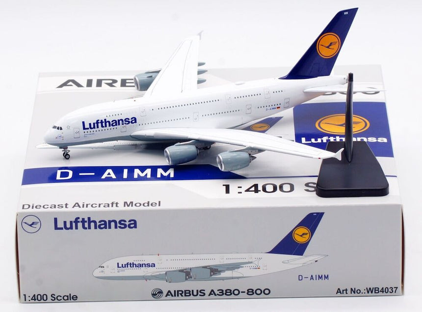 Aviation400 Lufthansa Airbus A380-841 D-AIMM (with detachable gear) 1/400 Scale