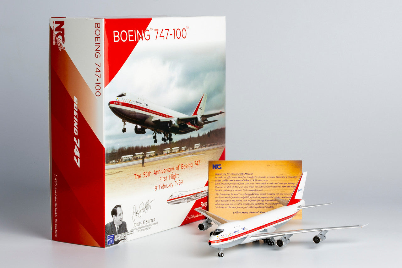 NG Models The Boeing Company Boeing 747-100 N7470 (without