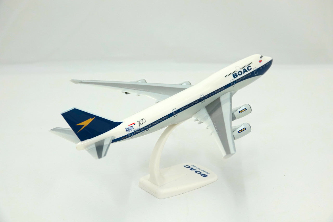 British Airways Boeing 747-400 BOAC Snap-Fit Model Plane 1/250 Aircraft Scale Model