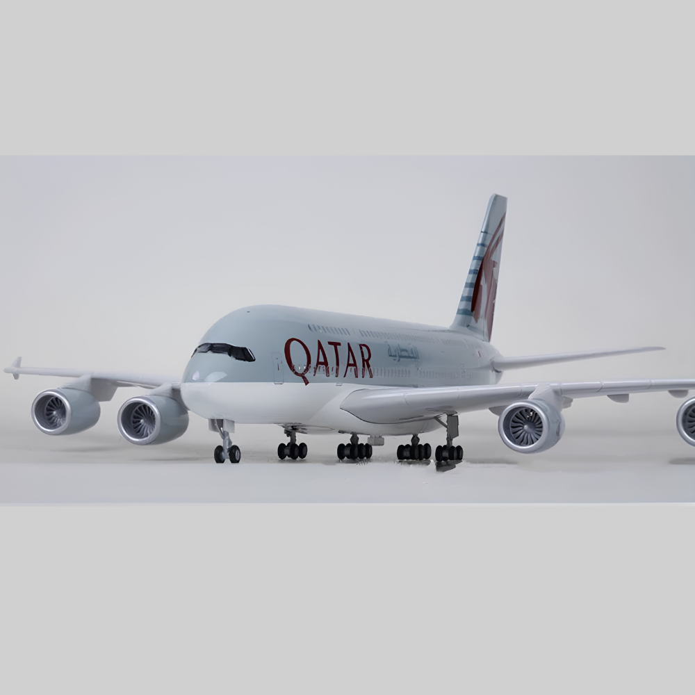 Qatar Airways Airbus A380-800 46cm Aircraft Model – Aircraft Model