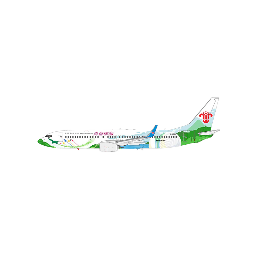 NG Models China Southern Airlines Zhuhai City of Youth Boeing 737-800/w B-1700 1/200 Aircraft Scale Model