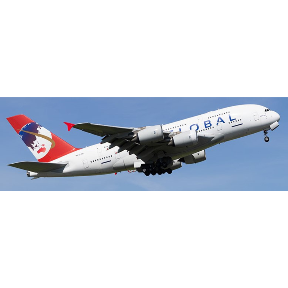 Aviation400 Global Airlines Airbus A380-841 9H-GLOBL (detachable gear) 1/400 Scale