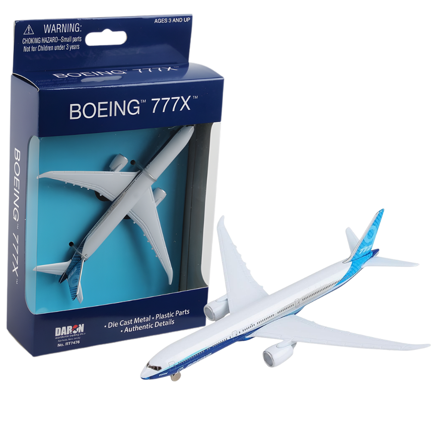 House Colours Boeing B777X Airplane Model Toy