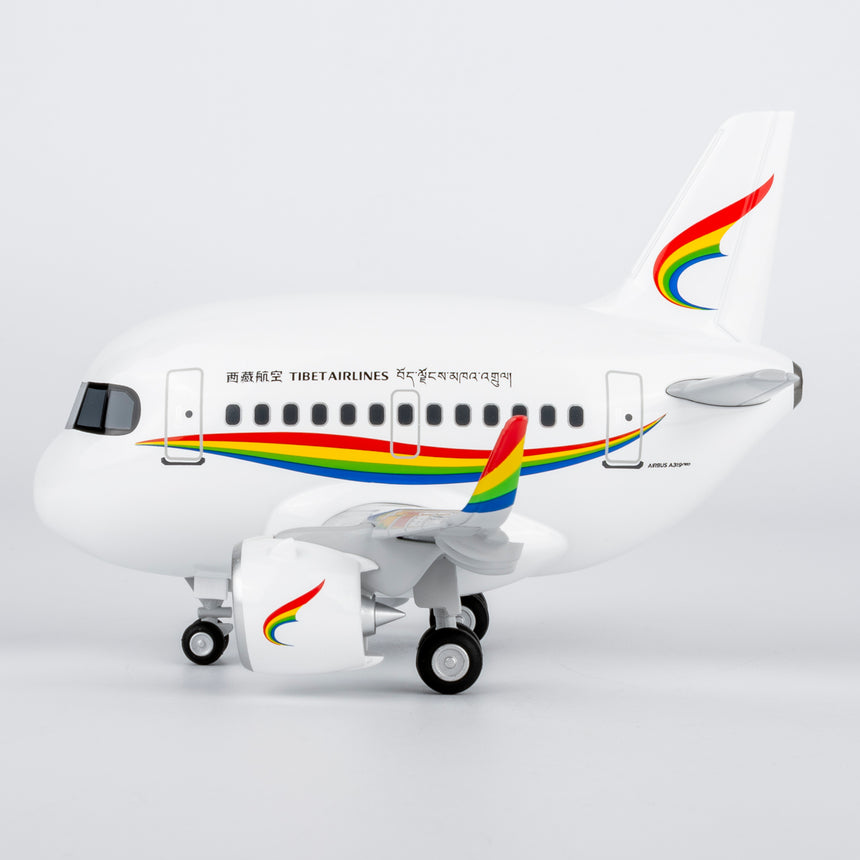 NG Models Tibet Airlines Airbus A319 (Cartoon Edition) Snap-Fit Aircraft Scale Model