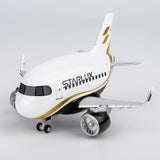 CUMO Wings Airbus A321neo Cute Aircraft Model – STARLUX Airlines Edition - Snap-Fit ABS Collectible Airplane with Display Stand 10.5×12.5×7.5 cm
