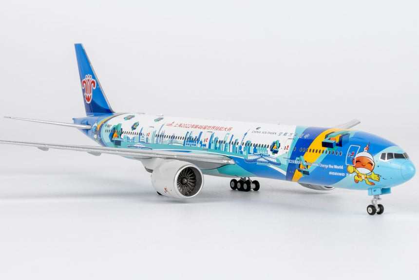 NG Models China Southern Airlines (WorldSkills Shanghai 2022 上海世赛号) Boeing 777-300ER B-2007 (ULTIMATE) 1/400 Aircraft Scale Model