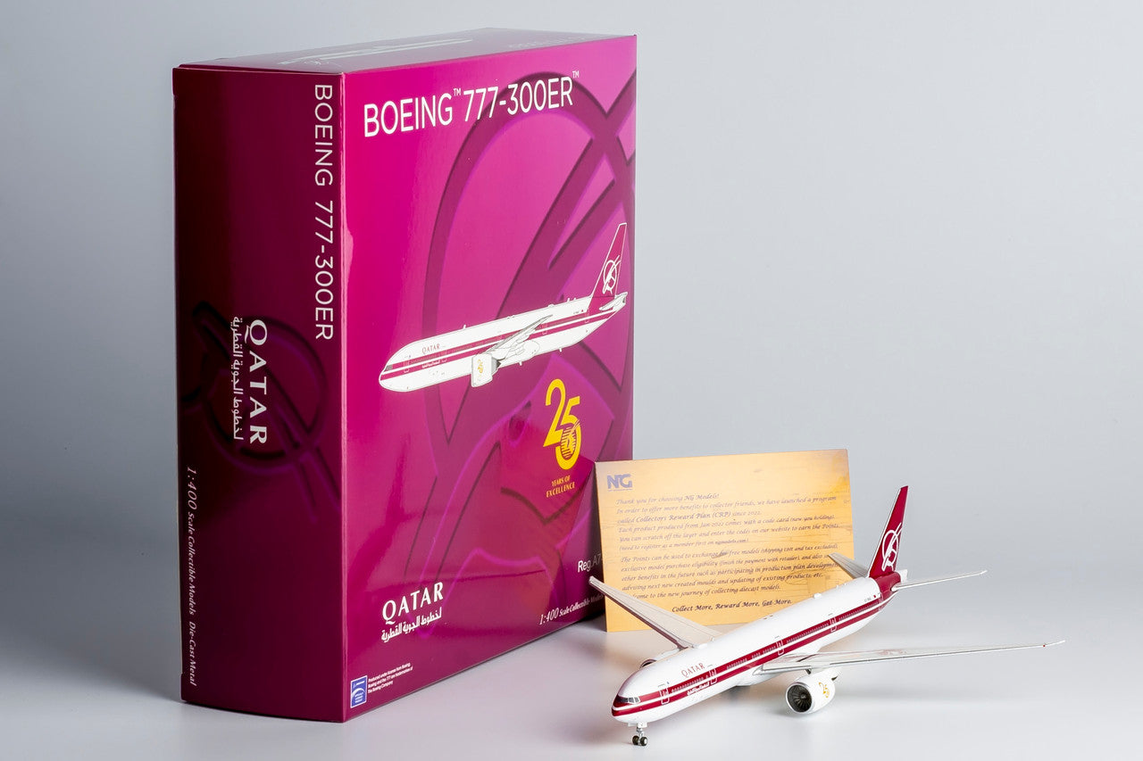 NG Models Qatar Airways Boeing 777-300ER A7-BAC 25th