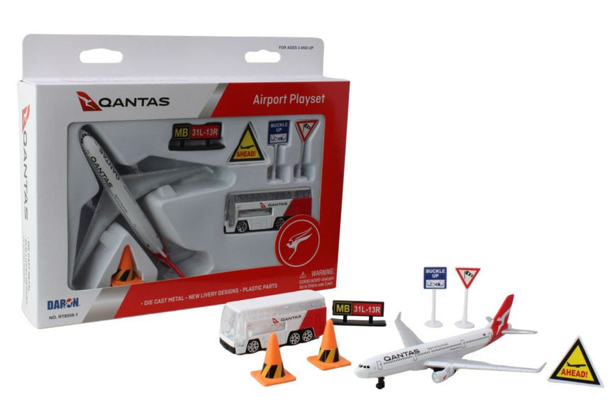 Qantas Model Airport Play Set Toy