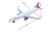 British Airways Airbus A321 Single Diecast Airplane Model Toy