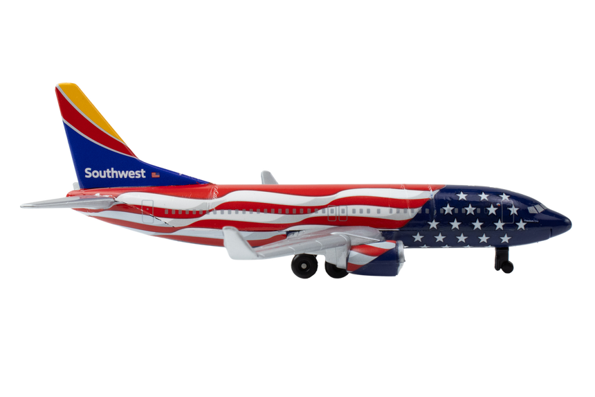 Southwest Freedom One Single Diecast Airplane Model Toy