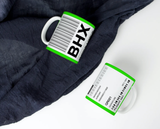 Birmingham Airport (BHX) Baggage Tag Mug - Airport Series