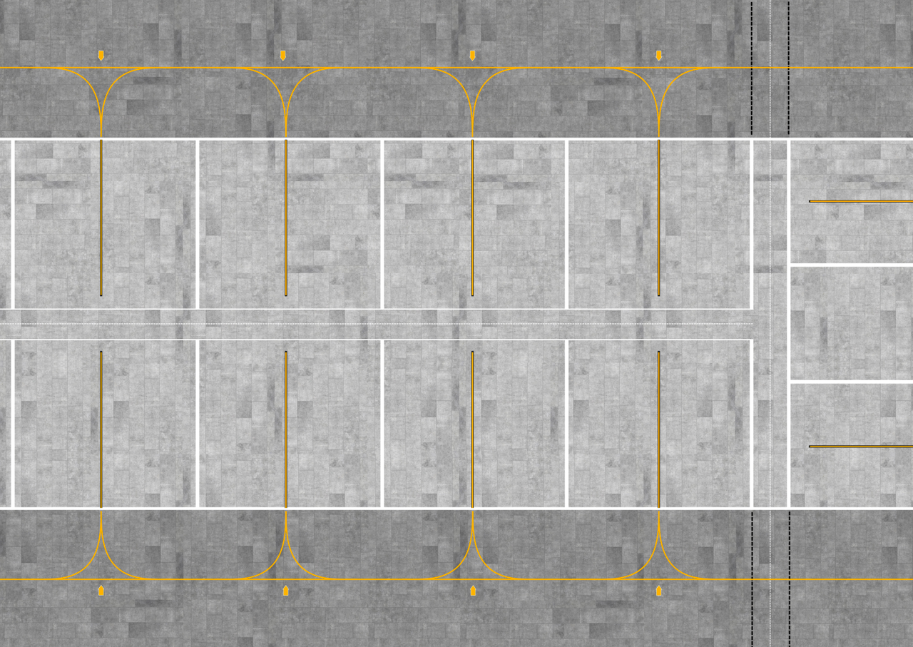 AMS 1/400 & 1/500 Scale Airport Parking Stands Paper Mat