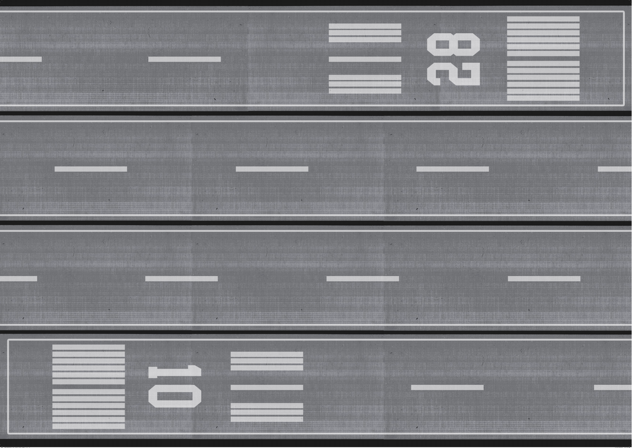 AMS 1/400 & 1/500 Scale Paper Airport Runway Mat