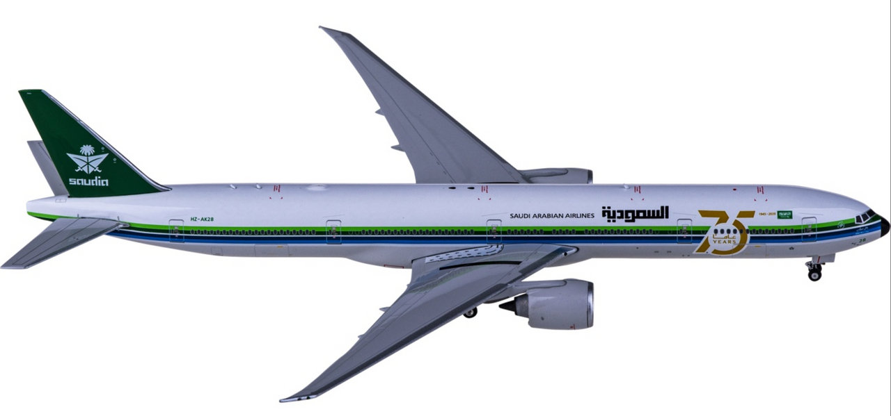 Phoenix Saudi Arabian Boeing 777-300ER Retro Livery HZ-AK28 1/400 Scale