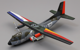 Herpa Luftwaffe Transall C-160 - LTG 63 / Air Transport Wing, Hohn Air Base “Retro Brummel” - Transall Fly-out 2021 1/200 Scale