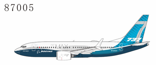 NG Models Boeing Comanpay Boeing 737 MAX 7 N7202U 1/400 Aircraft Scale Model